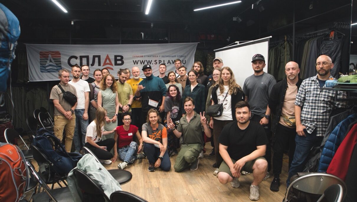 Лекция в магазине СПЛАВ (Галерея)
